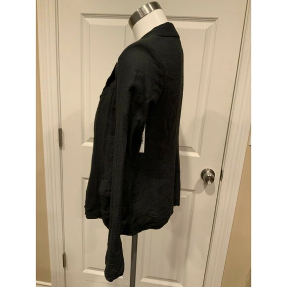 Joie Black Silk Blend Blazer W/ Notch Lapels, Size 0 (US) - Picture 4 of 9